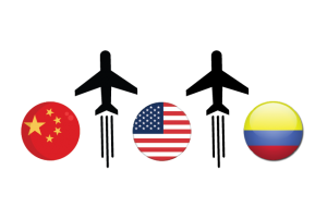 China a Colombia vía Miami Express y casillero